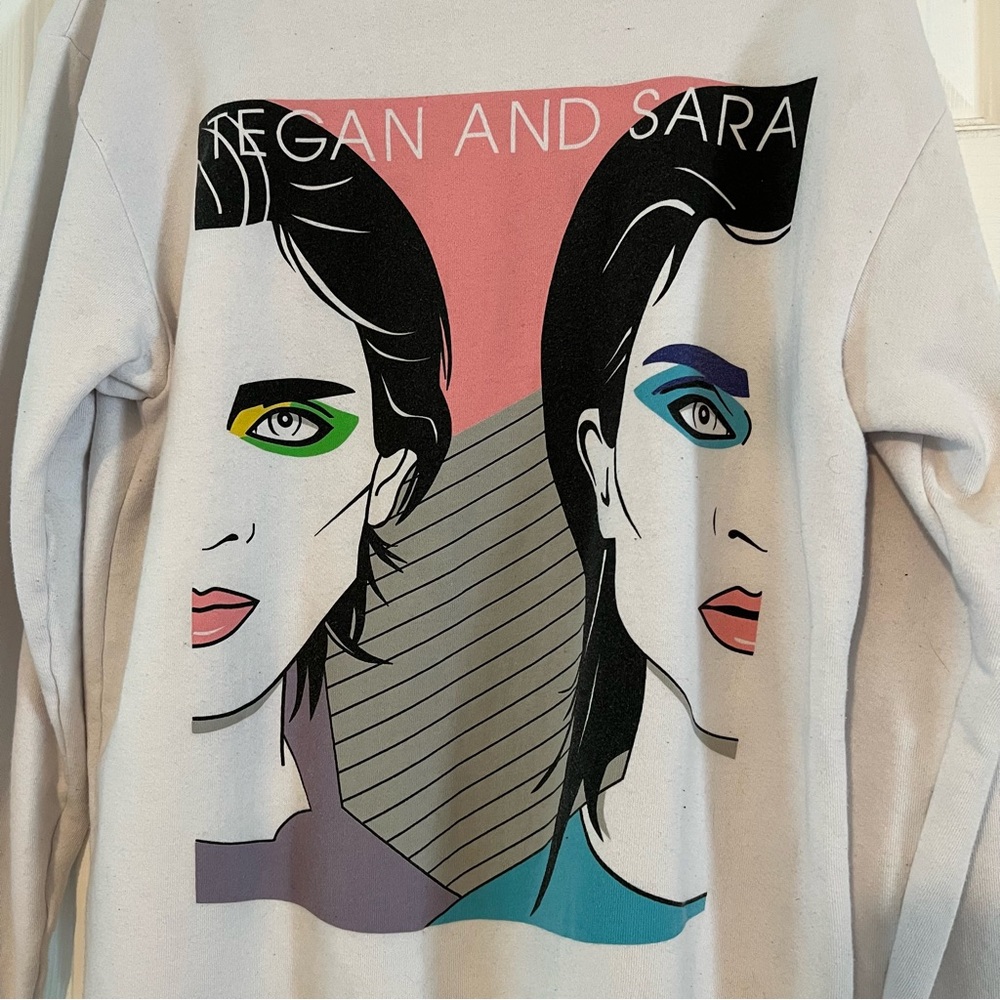 Tegan and Sara oversized sweatshirt
